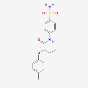 B366193 2-(4-methylphenoxy)-N-(4-sulfamoylphenyl)butanamide CAS No. 875080-84-5