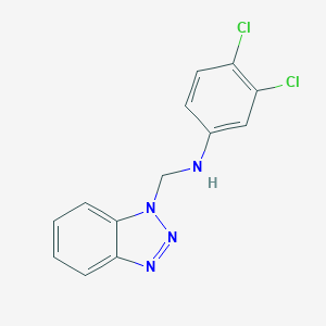 molecular formula C13H10Cl2N4 B366302 N-(1H-苯并三唑-1-基甲基)-3,4-二氯苯胺 CAS No. 313518-19-3