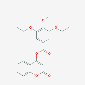 2-oxo-2H-chromen-4-yl 3,4,5-triethoxybenzoate