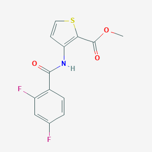 Methyl 3-[(2,4-difluorobenzoyl)amino]-2-thiophenecarboxylate