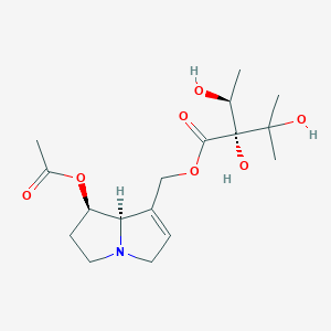 molecular formula C17H27NO7 B036641 Uplandicine CAS No. 74202-10-1
