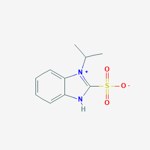 molecular formula C10H12N2O3S B366449 1-isopropyl-1H-benzimidazole-2-sulfonic acid CAS No. 378764-49-9
