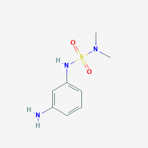 molecular formula C8H13N3O2S B366479 N'-(3-Aminophenyl)-N,N-dimethylsulfamide CAS No. 57947-00-9