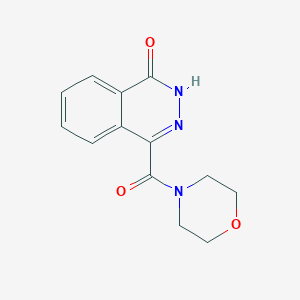 molecular formula C13H13N3O3 B366598 4-(morpholine-4-carbonyl)-2H-phthalazin-1-one CAS No. 351328-24-0