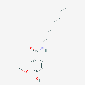 molecular formula C16H25NO3 B036664 N-Vanillyloctanamide CAS No. 58493-47-3
