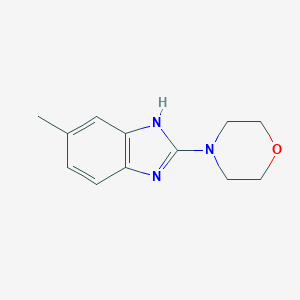 molecular formula C12H15N3O B366750 5-methyl-2-morpholin-4-yl-1H-benzimidazole CAS No. 364620-40-6