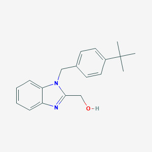 molecular formula C19H22N2O B366751 [1-(4-tert-butylbenzyl)-1H-benzimidazol-2-yl]methanol CAS No. 431995-88-9