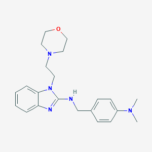 N-[4-(dimethylamino)benzyl]-1-[2-(morpholin-4-yl)ethyl]-1H-benzimidazol-2-amine