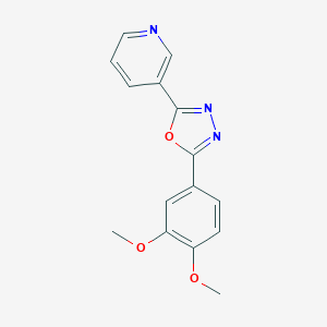 3-[5-(3,4-Dimethoxyphenyl)-1,3,4-oxadiazol-2-yl]pyridine