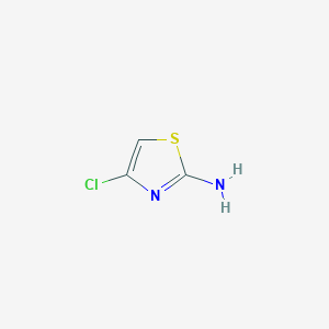 molecular formula C3H3ClN2S B036688 2-Amino-4-chlorothiazole CAS No. 52107-46-7