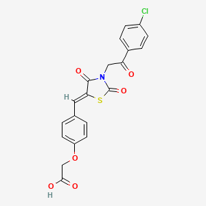 molecular formula C20H14ClNO6S B3671120 Skp Inhibitor C16 