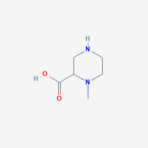 molecular formula C6H12N2O2 B036712 1-甲基哌嗪-2-羧酸 CAS No. 1246609-06-2