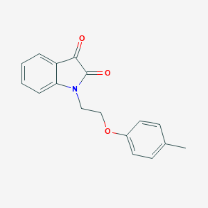 1-(2-(p-Tolyloxy)ethyl)indoline-2,3-dione