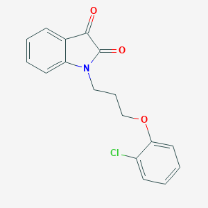 1-[3-(2-Chlorophenoxy)propyl]indole-2,3-dione
