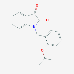1-[(2-Propan-2-yloxyphenyl)methyl]indole-2,3-dione