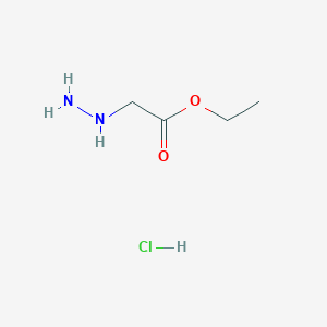 molecular formula C4H11ClN2O2 B036726 Ethyl hydrazinoacetate hydrochloride CAS No. 6945-92-2