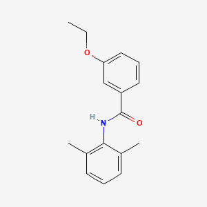 molecular formula C17H19NO2 B3674481 N-(2,6-dimethylphenyl)-3-ethoxybenzamide 