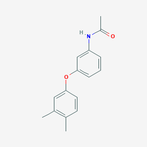 molecular formula C16H17NO2 B3675097 N-[3-(3,4-dimethylphenoxy)phenyl]acetamide CAS No. 4509-15-3