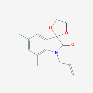 5',7'-Dimethyl-1'-prop-2-enylspiro[1,3-dioxolane-2,3'-indole]-2'-one