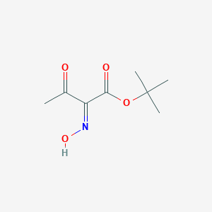 molecular formula C8H13NO4 B036821 tert-butyl (2E)-2-hydroxyimino-3-oxobutanoate CAS No. 1312786-80-3