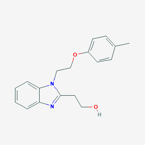 B368407 2-{1-[2-(4-methylphenoxy)ethyl]-1H-benzimidazol-2-yl}ethanol CAS No. 941507-60-4