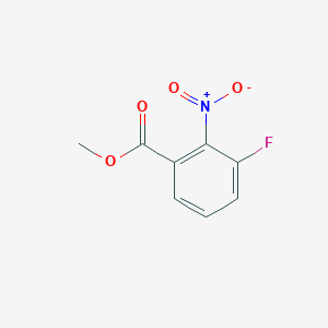 molecular formula C8H6FNO4 B036858 Methyl 3-Fluoro-2-nitrobenzoate CAS No. 1214353-57-7