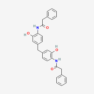 molecular formula C29H26N2O4 B3685901 N,N'-[methylenebis(2-hydroxy-4,1-phenylene)]bis(2-phenylacetamide) 