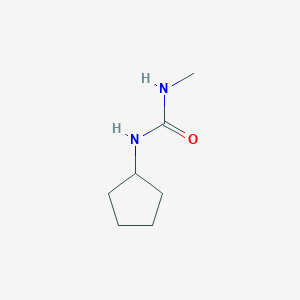 molecular formula C7H14N2O B3685915 1-Cyclopentyl-3-methylurea CAS No. 39804-95-0