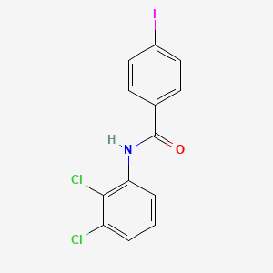 molecular formula C13H8Cl2INO B3686567 N-(2,3-dichlorophenyl)-4-iodobenzamide CAS No. 90665-24-0