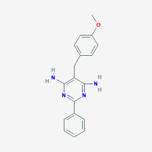 6-Amino-5-(4-methoxybenzyl)-2-phenyl-4-pyrimidinylamine