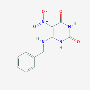 6-(benzylamino)-5-nitro-1H-pyrimidine-2,4-dione
