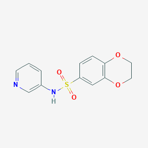 N-(pyridin-3-yl)-2,3-dihydro-1,4-benzodioxine-6-sulfonamide