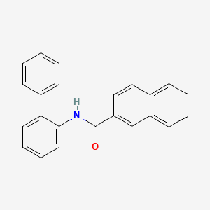 molecular formula C23H17NO B3687145 N-(2-phenylphenyl)naphthalene-2-carboxamide 