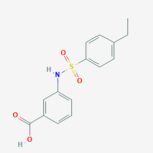 3-[(4-ethylphenyl)sulfonylamino]benzoic Acid