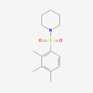 molecular formula C14H21NO2S B369109 1-(2,3,4-Trimethylphenyl)sulfonylpiperidine CAS No. 508233-16-7