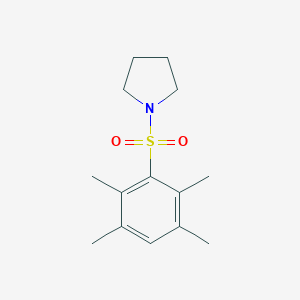 molecular formula C14H21NO2S B369166 1-((2,3,5,6-Tetramethylphenyl)sulfonyl)pyrrolidine CAS No. 690643-34-6