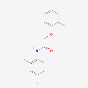 molecular formula C16H16INO2 B3694408 N-(4-iodo-2-methylphenyl)-2-(2-methylphenoxy)acetamide 