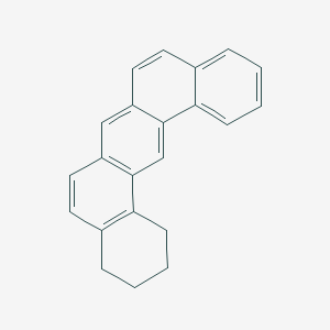molecular formula C22H18 B036945 DIBENZ(a,j)ANTHRACENE, 1,2,3,4-TETRAHYDRO- CAS No. 16310-68-2