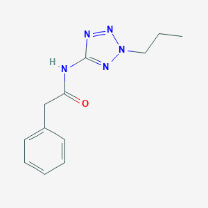 molecular formula C12H15N5O B369663 2-phenyl-N-(2-propyltetrazol-5-yl)acetamide 