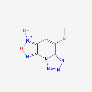 molecular formula C6H4N6O3 B3696799 5-Methoxy[1,2,5]oxadiazolo[3,4-E][1,2,3,4]tetraazolo[1,5-A]pyridin-3-ium-3-olate 
