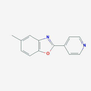 molecular formula C13H10N2O B370524 5-Methyl-2-(pyridin-4-yl)-1,3-benzoxazole CAS No. 91822-49-0