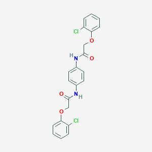 2-(2-chlorophenoxy)-N-(4-{[(2-chlorophenoxy)acetyl]amino}phenyl)acetamide