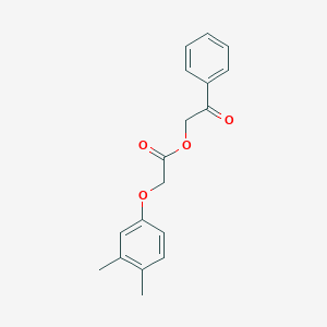2-Oxo-2-phenylethyl (3,4-dimethylphenoxy)acetate