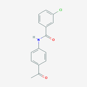 N-(4-acetylphenyl)-3-chlorobenzamide