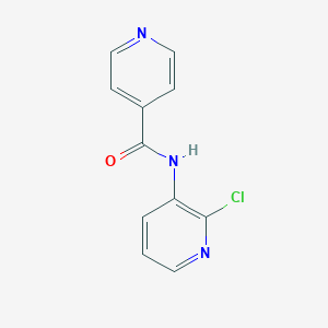 molecular formula C11H8ClN3O B370727 N-(2-chloro-3-pyridinyl)isonicotinamide 
