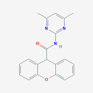 molecular formula C20H17N3O2 B370828 N-(4,6-dimethylpyrimidin-2-yl)-9H-xanthene-9-carboxamide CAS No. 221148-80-7