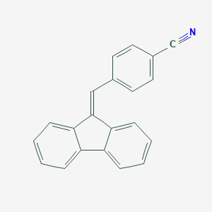 molecular formula C21H13N B370889 4-(fluoren-9-ylidenemethyl)benzonitrile 