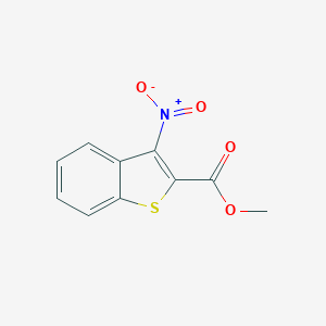 molecular formula C10H7NO4S B370916 Methyl 3-nitro-1-benzothiophene-2-carboxylate 