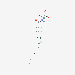molecular formula C27H37NO3 B370922 Ethyl 2-[[4-(4-nonylphenyl)benzoyl]amino]propanoate 