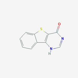 molecular formula C10H6N2OS B370926 3H-Benzo[4,5]thieno[3,2-d]pyrimidin-4-one CAS No. 36822-08-9
